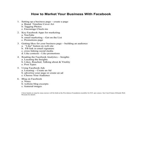 How to market with facebook