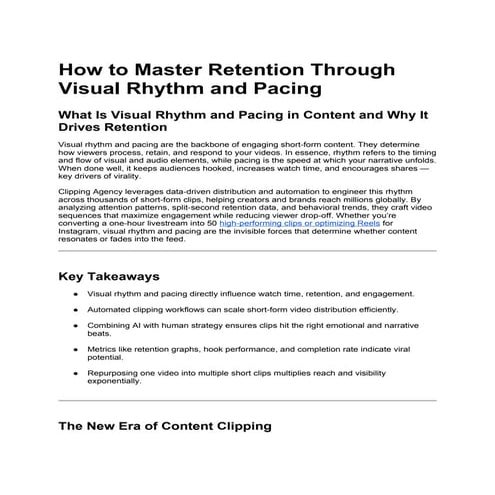 How to Master Retention Through Visual Rhythm and Pacing.docx