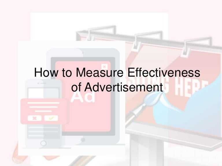 How to measure effectiveness