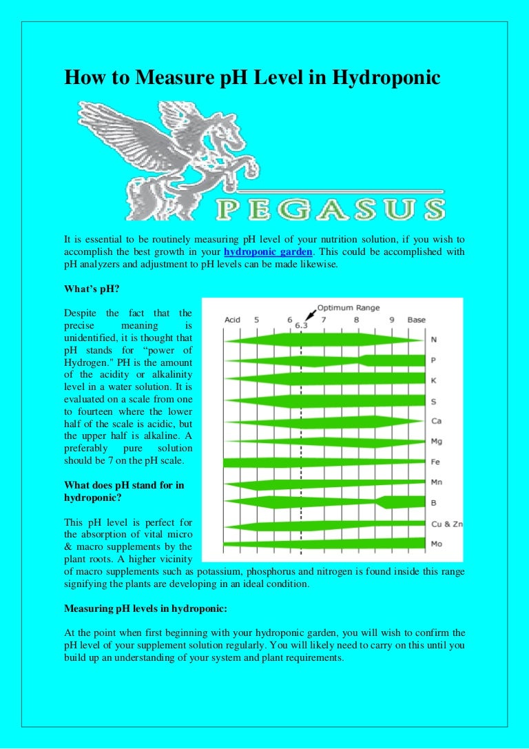 How to Measure pH Level in Hydroponic