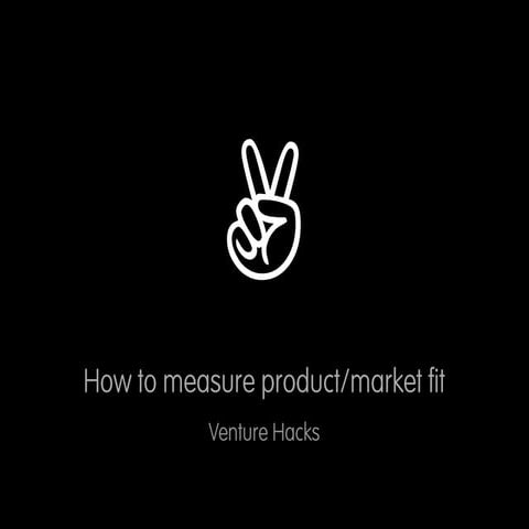 How to measure product-market fit