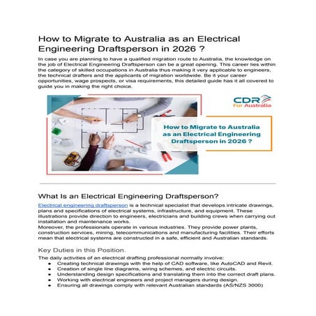 Comprehensive Guide to Migrating as an Electrical Engineering ...