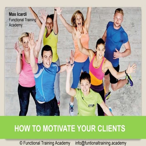 How to motivate your Personal Training clients
