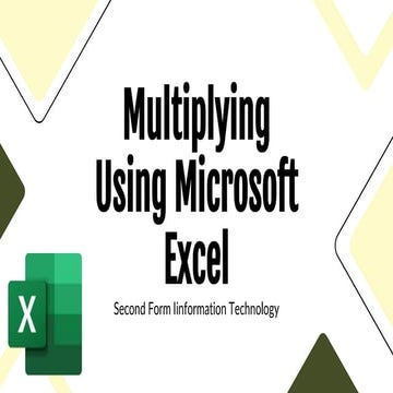 How to Multiply in Microsoft Excel.pptx image.