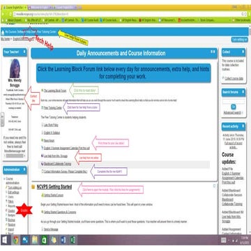 How to navigate moodle mine