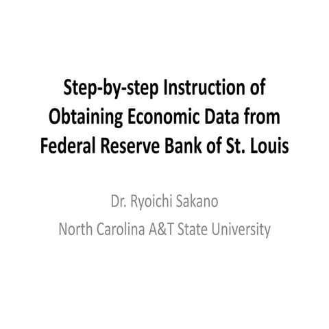 How to obtain macroeconomic data from fred