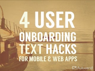 4 User Onboarding Hacks Using SMS Messag...