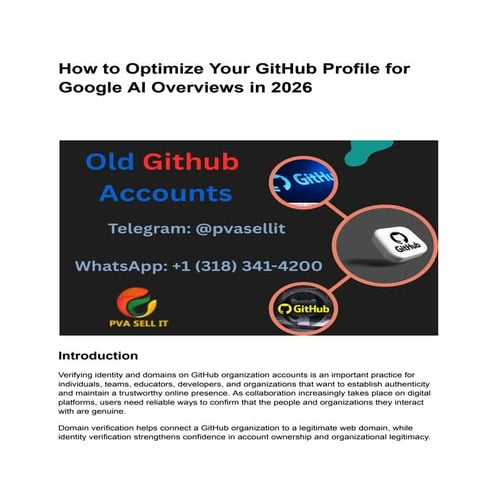 How to Optimize Your GitHub Profile for Google AI Overviews in 2026.pdf