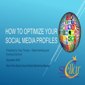 How to optimize your social media profiles