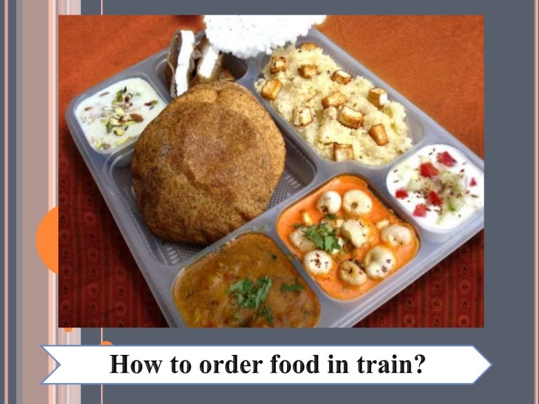 How to order food in train