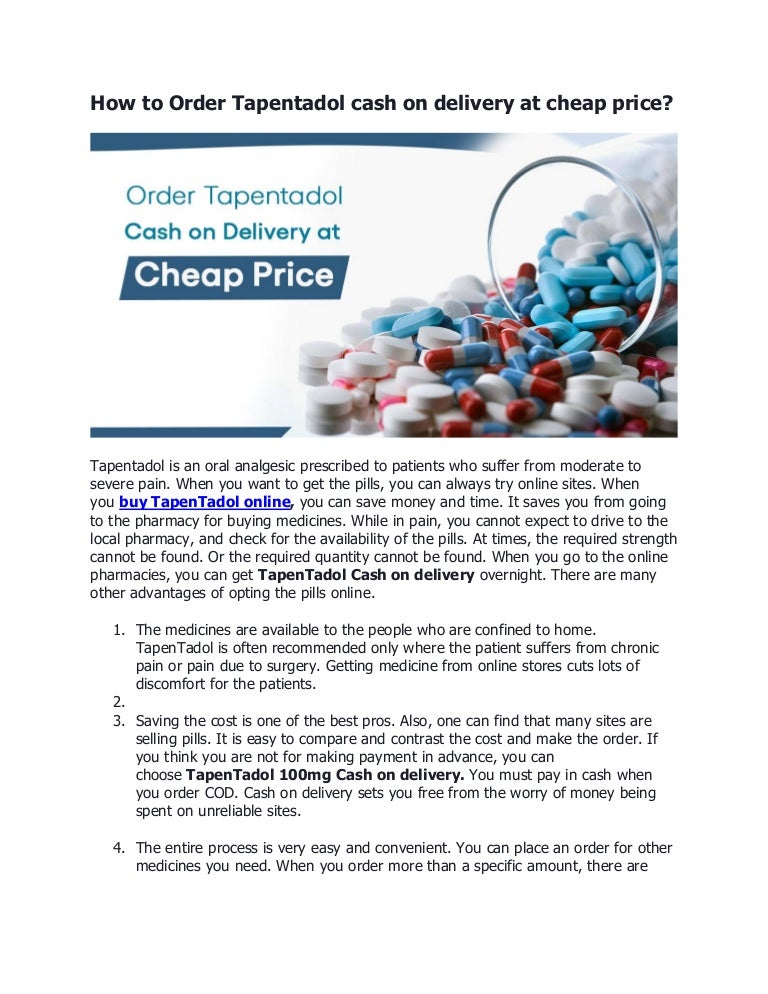 order tapentadol