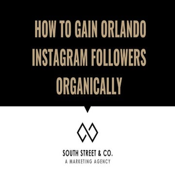 Image showcasing How to Gain Instagram Followers Organically | PPT