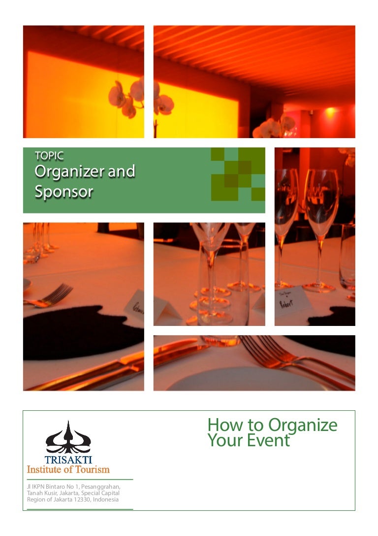 How to organize your event