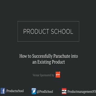 How to parachute into an exisiting ...