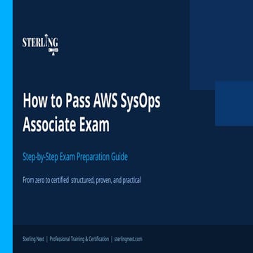 How to Pass AWS SysOps Associate Exam (Step-by-Step) | PPTX