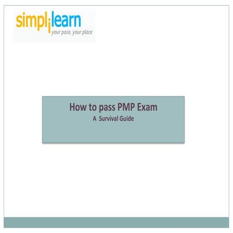 Basics of PMP Certification