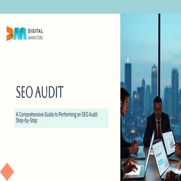 How to Perform an SEO Audit Step-by-Step