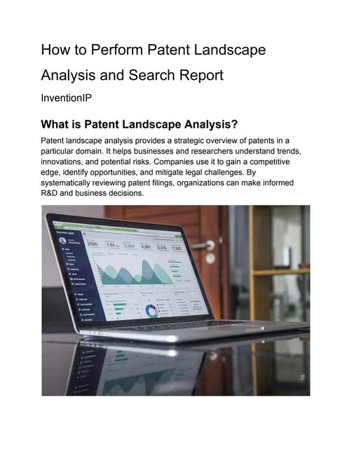 A closer look at Free Patent Search And Analysis Tools