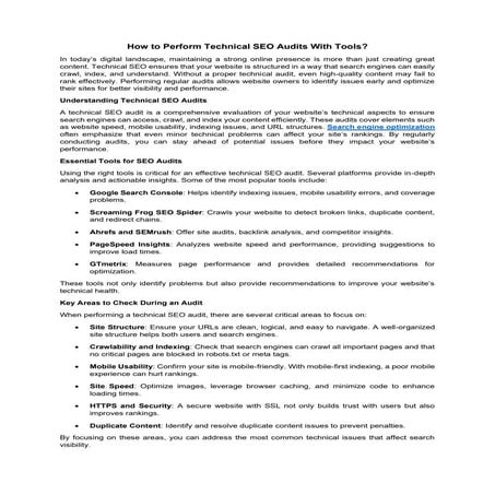 How to Perform Technical SEO Audits With Tools.pdf