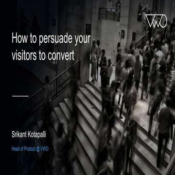 How to persuade your visitors to convert