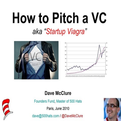 How to pitch a VC (from Dave McClure)