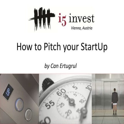 How to pitch your StartUp - StartUp Camp Bratislava
