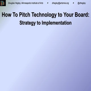 How to Pitch Tech to a Nonprofit Bo...
