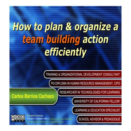 How to plan & organize team building efficiently