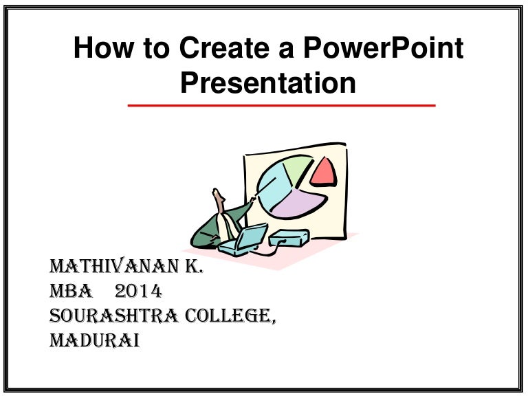 presentation on how to present