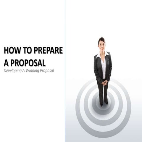 How To Prepare A Proposal