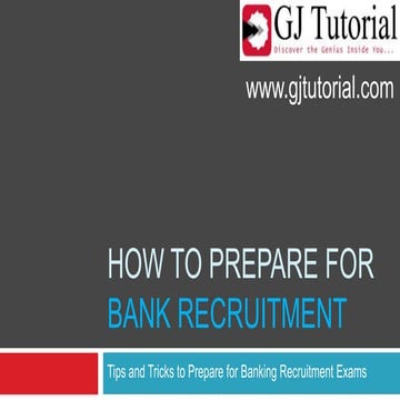 How To Prepare For Bank Exams