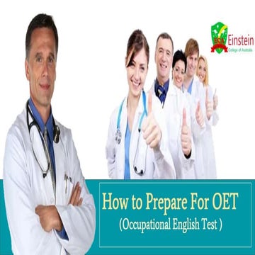 How to Prepare for OET - Occupational English Test