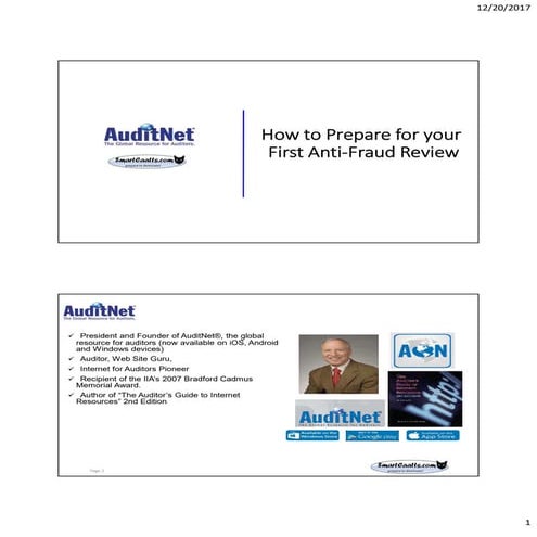 How to prepare for your first anti fraud review