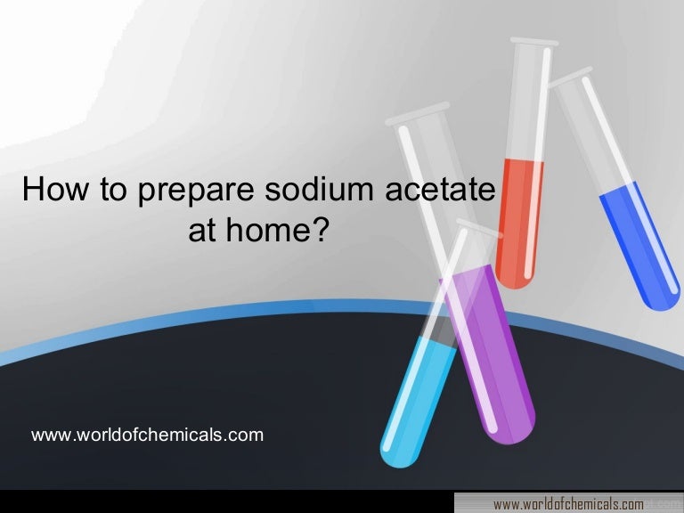 How to prepare sodium acetate at home
