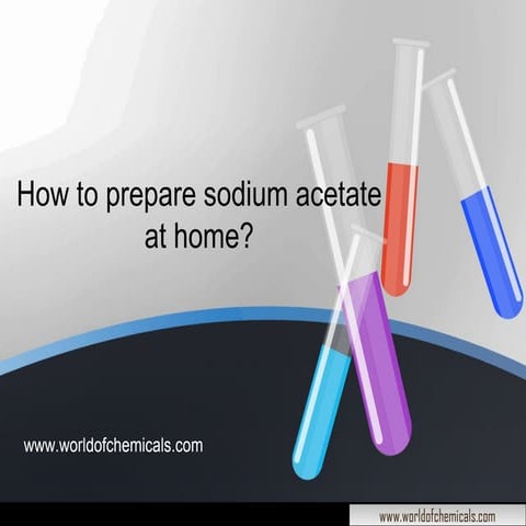 How to prepare sodium acetate at home