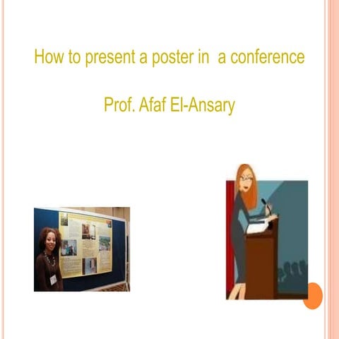 How to present a poster | PPTX