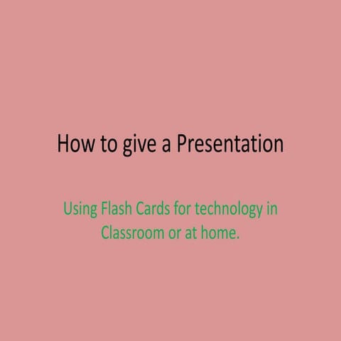 Flashcards | PPTX
