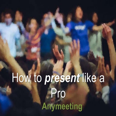 How to present like a Pro with Anymeeting | PPTX