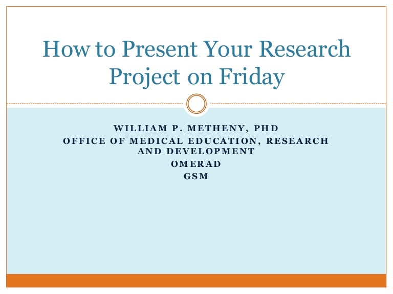 present research project