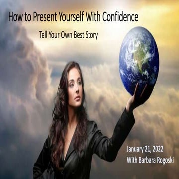 How to Present With Confidence Librae Jan 21 2022 Barbara Rogoski