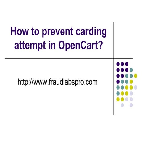 How to prevent carding attempt in OpenCart