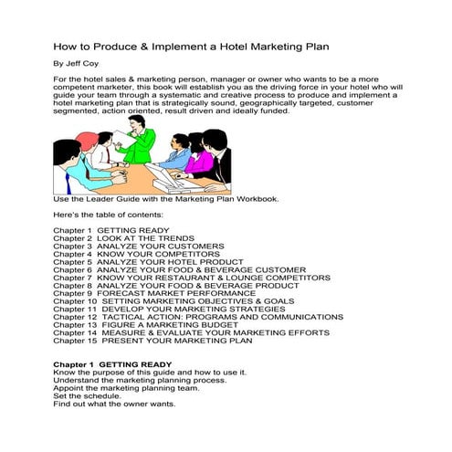 How To Develop a Hotel Marketing Plan