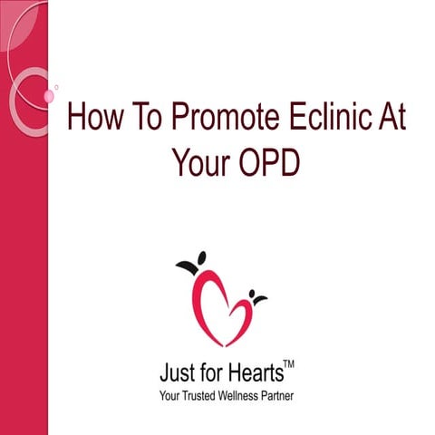 How to promote your eclinic @ opd