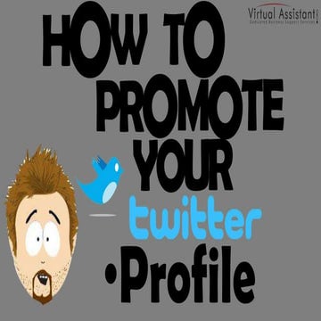 How to Promote Your Twitter Profile
