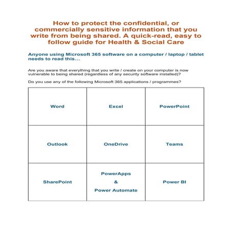 How to protect the confidential, or commercially sensitive information that y...