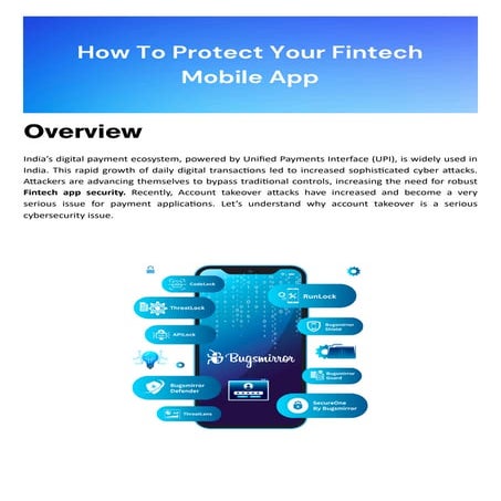 How To Protect Your Fintech Mobile Application | PDF