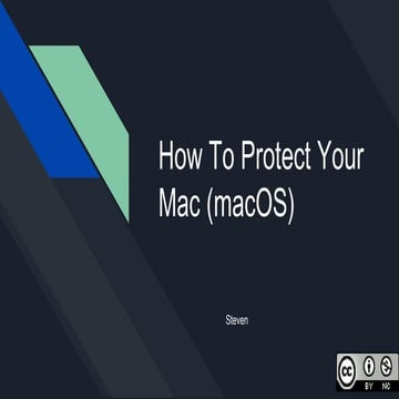 How to protect your mac (mac os) | ODP | Operating Systems | Computer ...