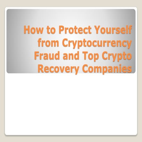 How to Protect Yourself from Cryptocurrency Fraud and.pdf