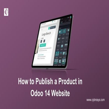How to Publish a Product in Odoo 14 Website?