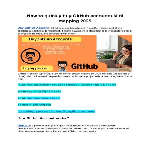 How to quickly buy GitHub accounts Midi mapping.2025.docx